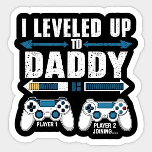 Funny Soon To Be Dad New Dad Gamer First Father's Day Sticker